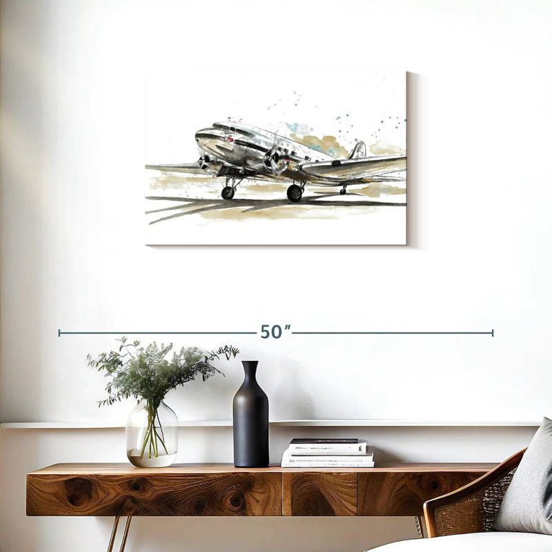 Mehar DC3 avion, H 20 po x l 30 po