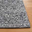 Tapis géométrique en laine / coton touffeté à la main Ginessa-558377270