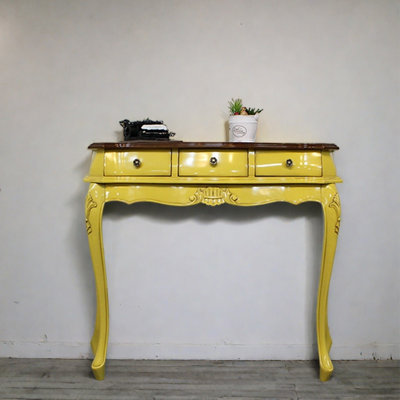 American Country Style Solid Wood Console Table