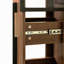 Vitrine de 70 po avec portes et lumières en verre, avec tablette de rangement coulissante multifonctionnelle, armoires de rangement en bois