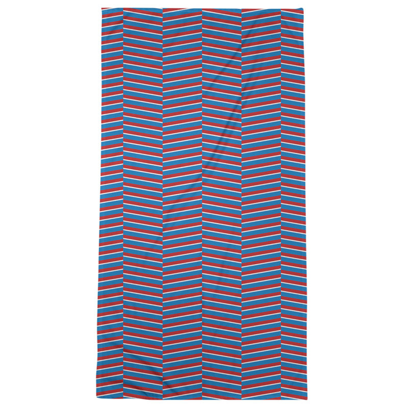 Bath Towel, Purple/Red, Poly/Cotton