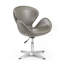 Fauteuil ballon pivotant rembourré en laine Raspberry-51336375
