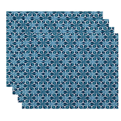 Viet Polyester Geometric Rectangle Placemat