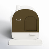 Sabrina Plastic Enclosed Litter Box with Scoop