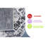 Tapis gris / bleu / traditionnel-1924908621