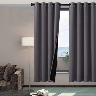 Velcro Curtains for Living Room Windows Polyester Wave Edge