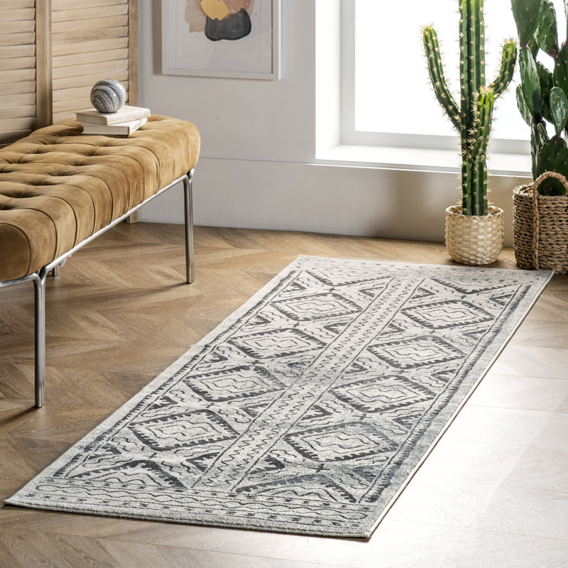 Moroccan Indoor Rug, Runner 2'8" x 8'