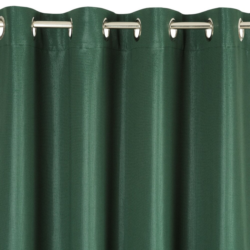 Earline Semi Sheer Curtain, Green