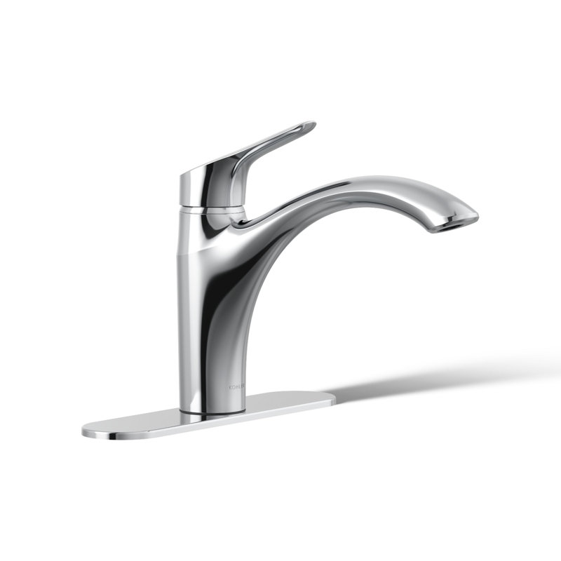 Rival Single-Handle Kitchen Sink Faucet, Polished Chrome