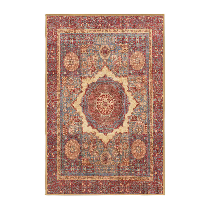 Abstract Indoor Rug, Rectangle 2' x 3'