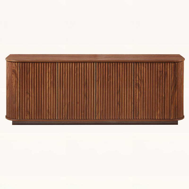 Buffet Cabinet for Multiple Room Use, Walnut