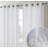 Hallmark Solid Semi-Sheer Faux Linen Polyester Grommet Curtain Panels-1454332455-1343751069