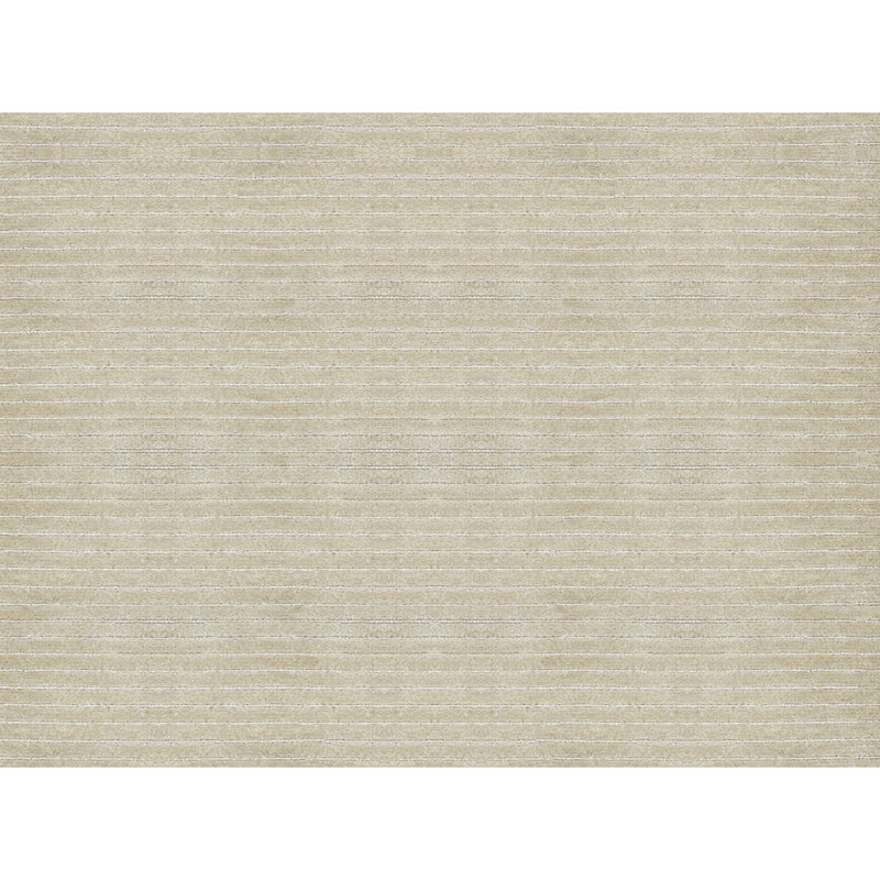 Striped Area Rug in Cream, Runner 3'7" x 10'