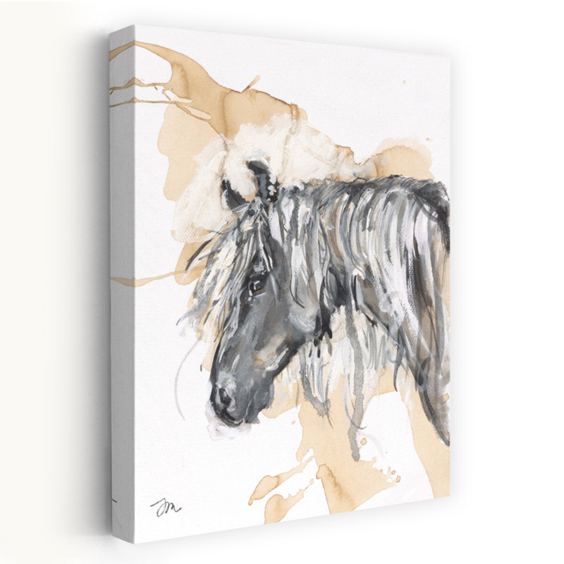 Brewed Beauty II - Art contemporain à l'aquarelle, H 24 po x l 16 po