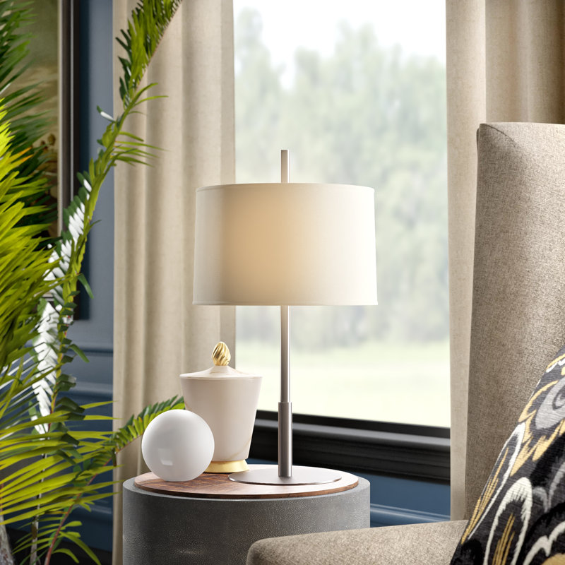 Echo Table Lamp, Stainless Steel