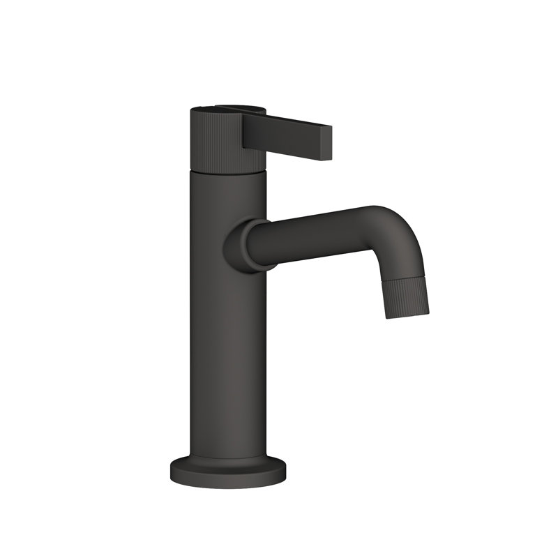 Pardees Single Hole Lavatory Faucet, Flat Black