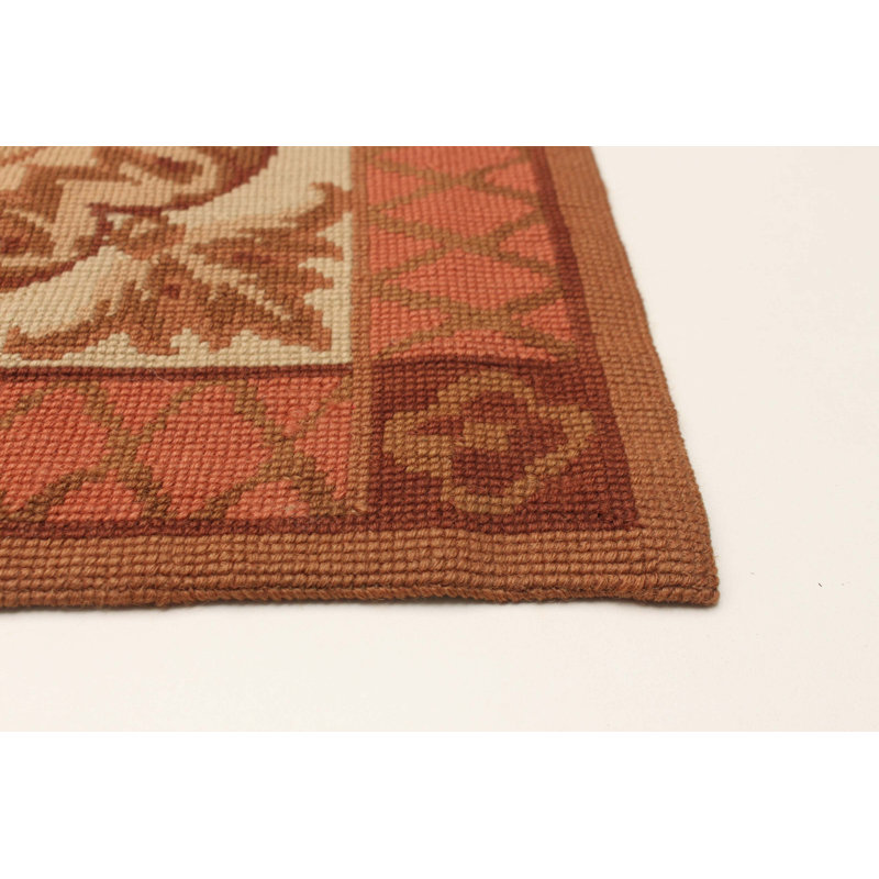 Tapisserie Dynasty Beige kilim 5 pi 7 po x 8 pi 7 po