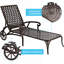 Chaise longue en aluminium coulé 1Pcs-1669419010