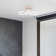 Ravensworth LED 1 Light Semi-Flush Ceiling Light, Matt Nickel, Non-Dimmable