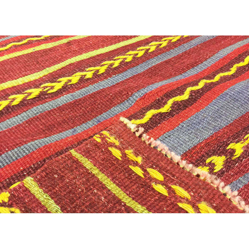 One-of-a-Kind 2'11" X 5'2" 1960s Wool Area Rug in