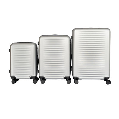 silver suitcase