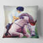 Square,Jockey On Galoping Horse - Farmhouse Printed Throw Pillow-60158288