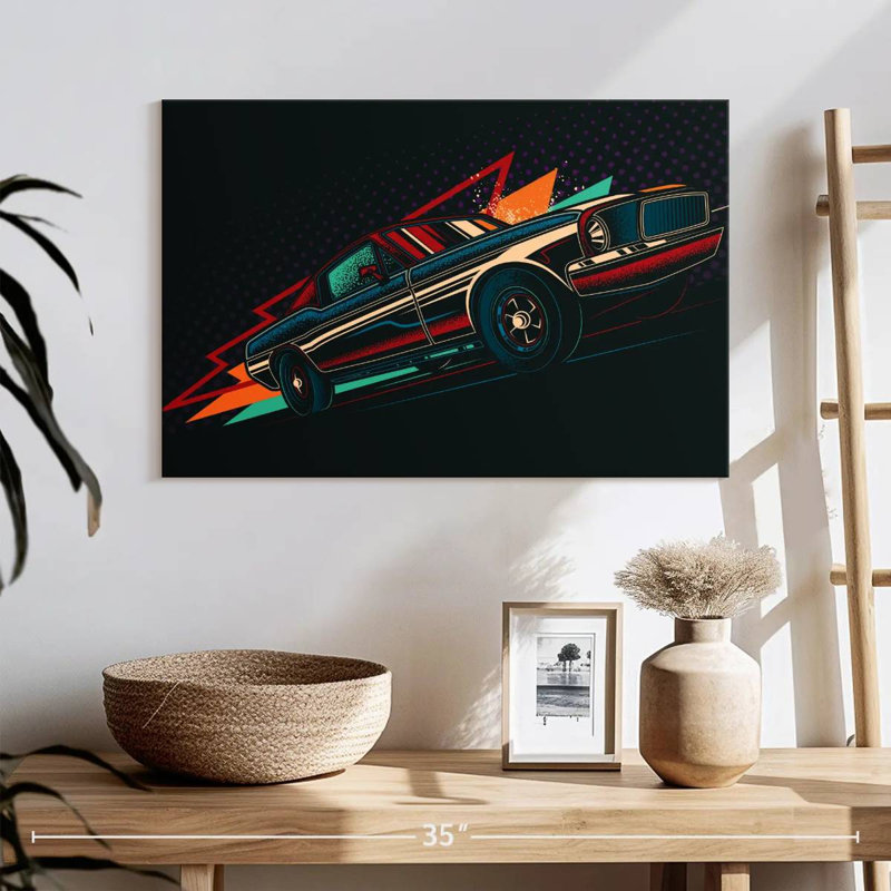 Voiture de style rétro Mehar, H 30 po x l 45 po