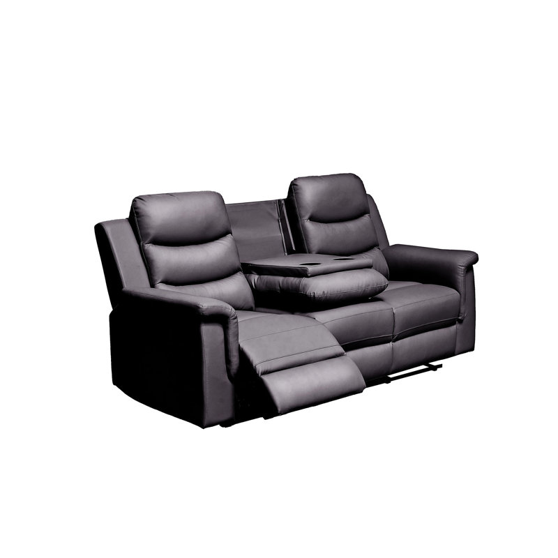 Canapé inclinable avec housse pour console centrale
