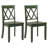 Brookner 17" Wide Wooden Dining Chairs With Double Cross-Back Design-101193050-106905094