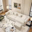 Canapé Chesterfield, canapé-lit gigogne 3 en 1 de 89 po, canapé-lit convertible, canapé-lit très grand, méridienne, canapé en velours 3 places avec repose-pieds mobile, conception capitonnée-255936088