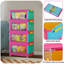 Stackable Plastic Storage Cabinet With Wheels-1543872915