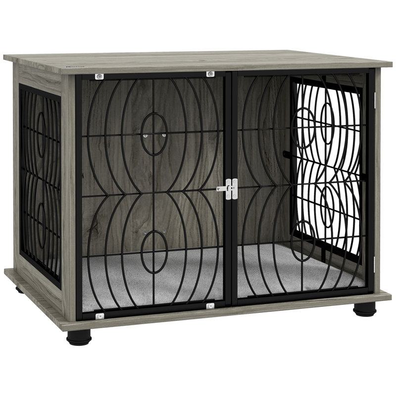 Furniture Style Crate with 1 Door, 63" H x 56" W x 80" D