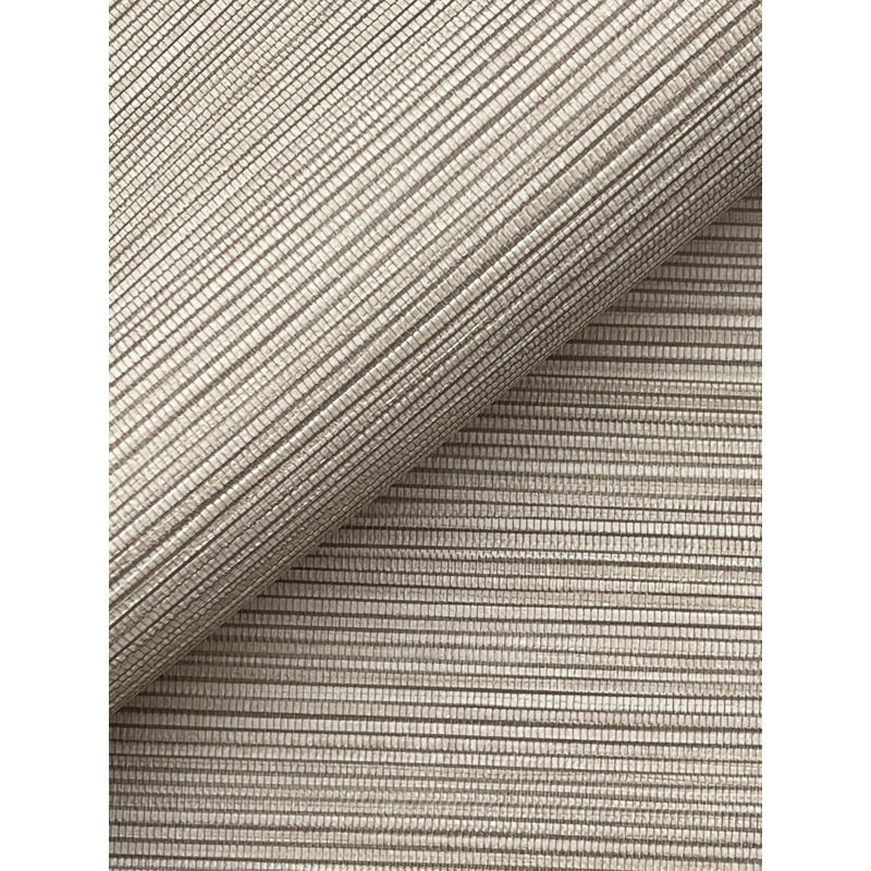 Lorn Light Brown Faux Grasscloth Wallpaper, Brown