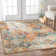 Violia Moroccan Bloom Medallion Area Rug – Plush Textured Accent with Non-Slip Backing
