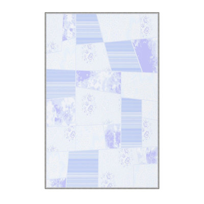 High-Quality 3D Printed Area Rug (2.6 x 4.0 ft), 100% Polyester, 0.3 in Pile Height | Antibacterial, Non-Slip PVC Felt Dot Underside | Machine Washable, Elegant Design for Living Room, Bedroom & Office
