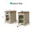 3-Piece Farmhouse Living Room Table Set With Storage And Charging Station-113570696