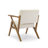 Bernisha Upholstered Linen Blend Accent Chair with Wooden Legs-1443702040