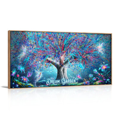 «Dream Garden», reproduction d'art sur toile encadrée de 1 pi 48 po x 24 po