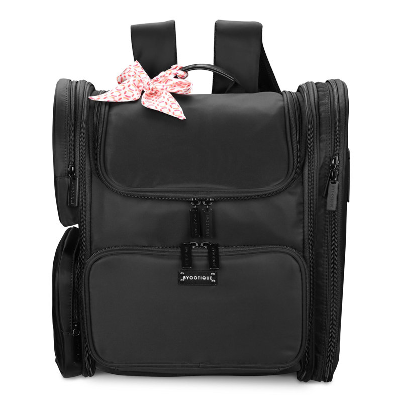 Organisateur de maquillage en nylon Penthea, Rose