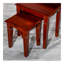Ensemble de 3 tables gigognes cerise