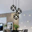 3 - Light Black Geometric Pendant