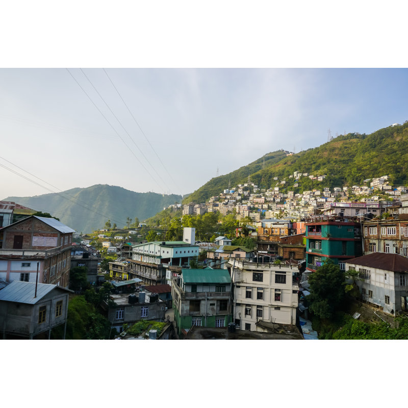 The Beauty Of The Mountain Town Of Aizawl, Mizoram, India by Pavel Sipachev - Wrapped Canvas Print, 30cm H x 46cm W