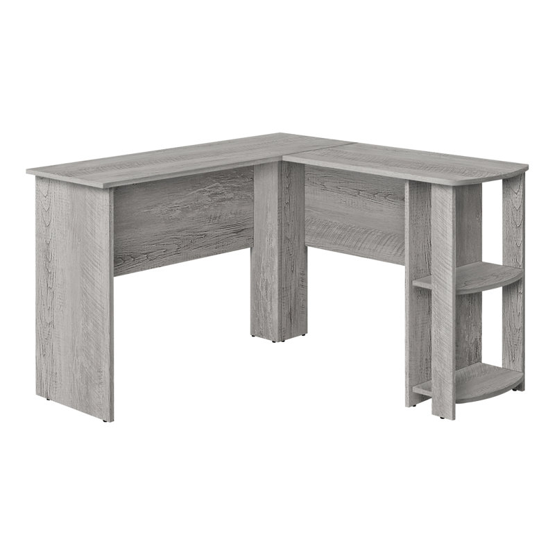 Bureau d'ordinateur (sans les chaises de bureau), Gris