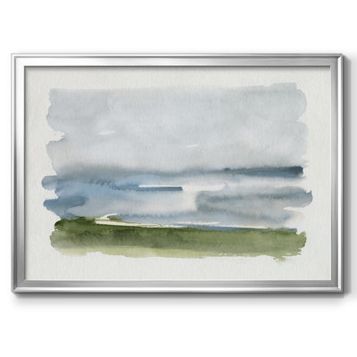Coastline Splash II-Framed Gallery Wrapped Canvas