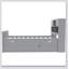 Captain Platform Bed Frame With Storage Bookcases And Shelves,Four Drawers-1896811455