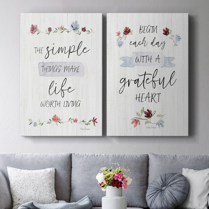 The Simple Things-Premium Gallery Wrapped Canvas -Ready to Hang, 18" H x 12" W