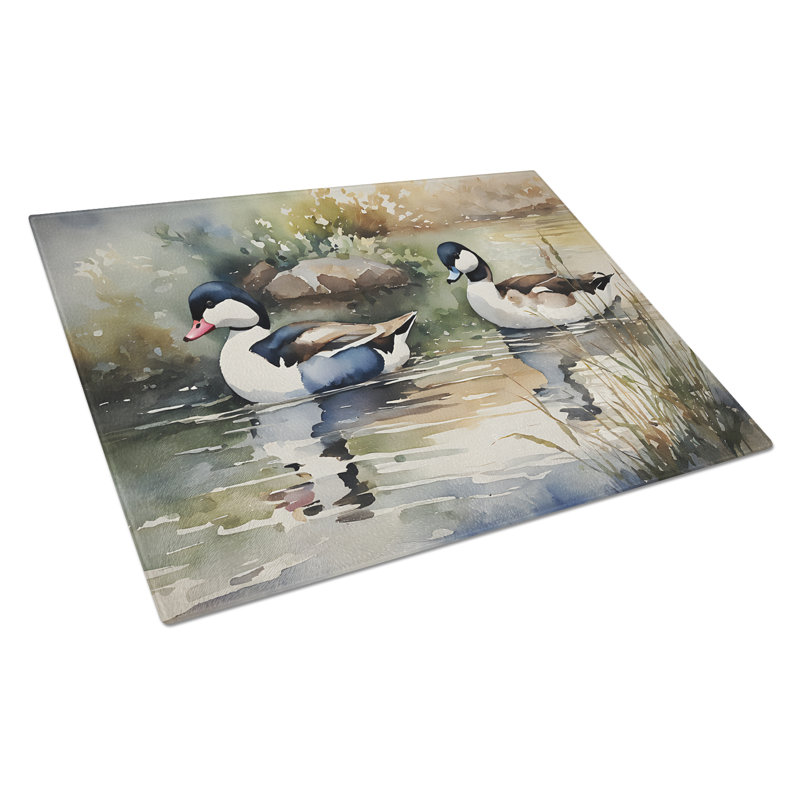 Planche à découper en verre Bufflehead