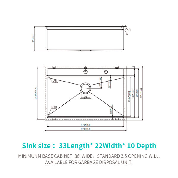 Dimensions du produit
