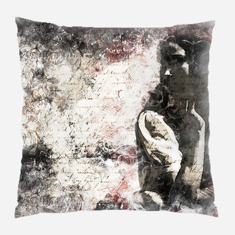 Coussin de fille fille Fratessa, Microsuède, Intérieur