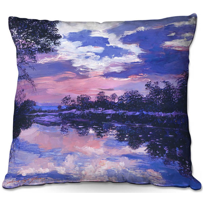 Coussin décoratif de canapé de la seine carrée, 16 po x 1 po